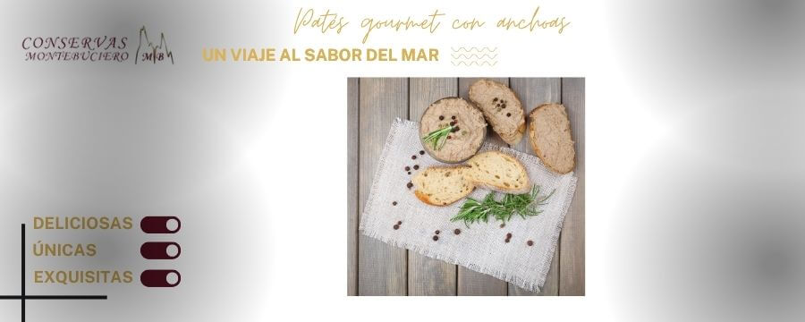 patés gourmet con anchoas